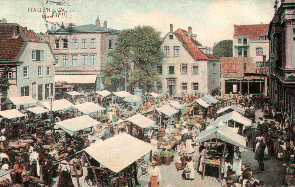 Hagener Markt um 1906